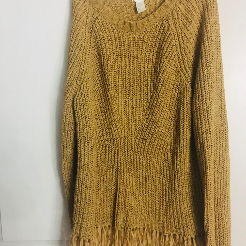 H&M Sweater with Fringe Detailing
